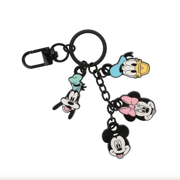 Disney Mickey Mouse Characters Mini Backpack with Mickey and Friends Keychain main image 6